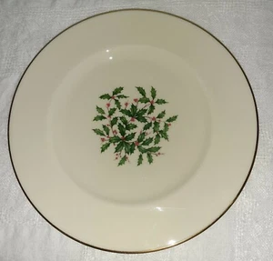 Lenox Holiday Special Small Decal 10 5/8" Dinner Plate - Picture 1 of 4