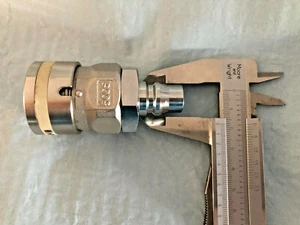 KIMS ENGINEERING Hi Coupler- Safety Air Coupler 1/2" Stainless Type 500S Quality - Picture 1 of 4