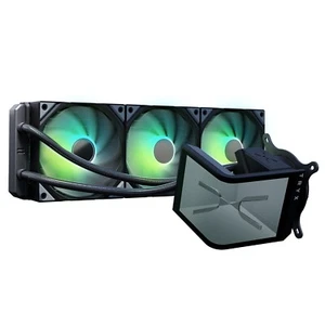 TRYX PANORAMA SE ARGB 360 Black Liquid Cooler With Curved Amoled Display Asetek - Afbeelding 1 van 6