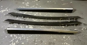 11-16 BMW F10 5-SERIES INTERIOR 4 DOOR WOOD TRIM FINISHER SET OEM - Imagen 1 de 6