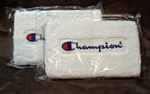 Champion Wristband -1 Pair- White Ac-1 - Picture 1 of 2