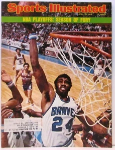 Sports Illustrated April 28, 1975 Basketball NBA Playoffs Braves Bullets - Picture 1 of 2