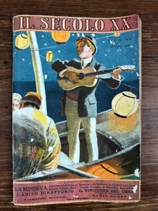 ART NOUVEAU Revue Rivista IL SECOLO XX  Nr 8 Agosto August 1908  Cov. Chromo - Picture 1 of 5
