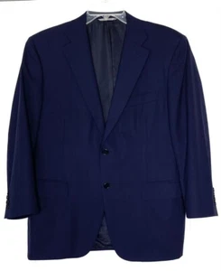 Giacca blazer tuta CANALI Italia blu tonale check 2 bottoni 52 EU = 42 US 13290/32 - Foto 1 di 10