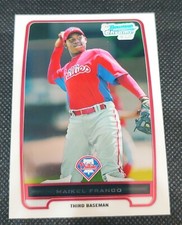 2012 1st Bowman Chrome #BCP112 Maikel Franco Philadelphia Phillies 