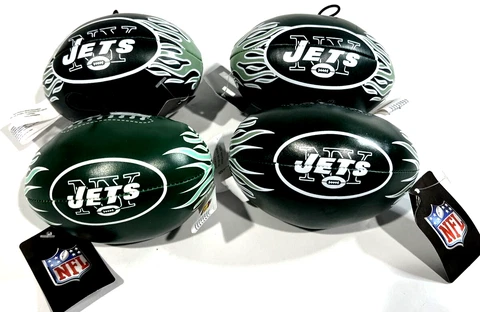 New York Jets Plush Footballs (4-Pack) Cover