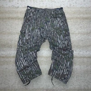Vintage Realtree Hunting Camo Tactical Pants 36x30 Baggy Wide Leg Fit Duxbak 90s - Picture 1 of 4