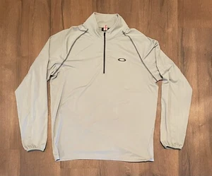 Suéter de golf Oakley manga larga para hombre M gris hidrolix cuello simulado informal 1/4 con cremallera - Imagen 1 de 7