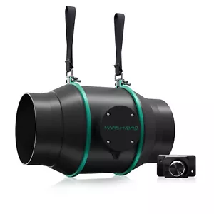 Mars Hydro 6'' Inline Fan with Speed Controller for Ventilation Kit Grow Tent - Bild 1 von 7