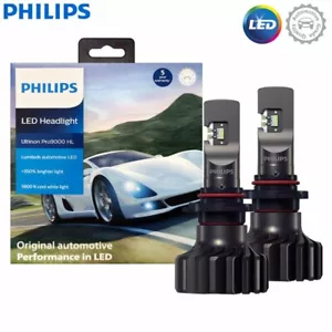 Philips Ultinon Pro9000 LED HB3 HB4 9005 9006 Car Headlights 5800K White Light - Picture 1 of 6