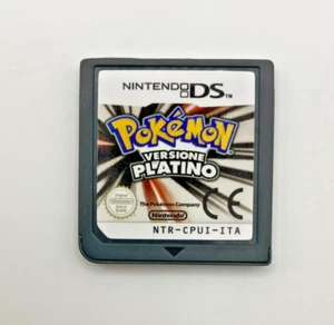 Pokemon Versione Platino Nintendo DS 2DS 3DS PAL ITA gioco usato cartuccia - Imagen 1 de 2