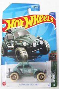 Hot Wheels VOLKSWAGEN BAJA BUG Car Mud Studs Mint Green MOMC 2022 - Picture 1 of 2