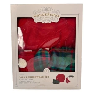 Wondershop Cozy Loungewear Christmas 4-Piece Set Women Small Multicolor Pjs NEW - Picture 1 of 14
