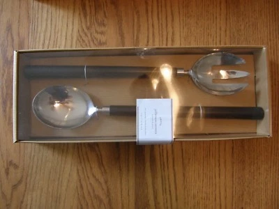 Pottery Barn Jefferson 2 Piece Salad Serving Set-New -Gift Giving or Storage Box - Image 1 of 3