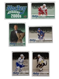 2014-15 Upper Deck Hockey Heroes Header Card 2000s + Datsyuk Iginla + 6 Others - Picture 1 of 4