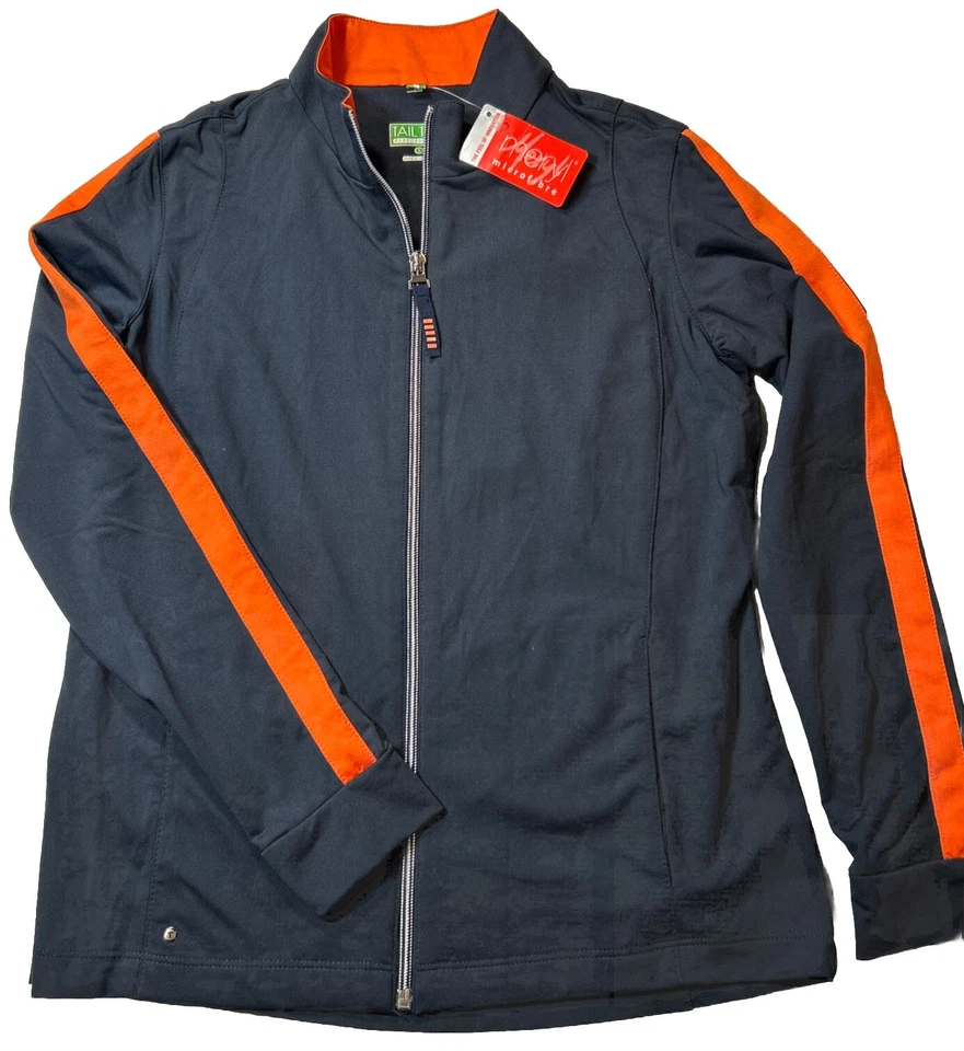 Chaqueta deportiva de nailon Tail Tech para mujer pequeña rendimiento ligera con cremallera NUEVA Foto 1 de 4