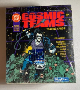 DC Cosmic Teams Sammelkartenbox *versiegelt* SkyBox 1993 - Bild 1 von 6