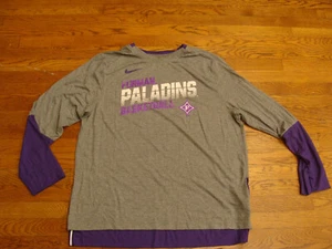 Furman Univ Paladins Basketball Nike Langarm Dual Look Performance Shirt XXL - Bild 1 von 4