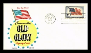 US COVER OLD GLORY AMERICAN FLAG FDC SCOTT 1094 FLUEGEL CACHET - Picture 1 of 2