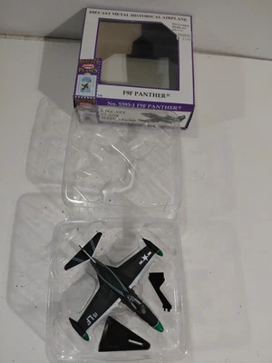Model Power 5393-1 Postage Stamp 1:100 Scale Die Cast F9F Panther Airplane - Image 1 of 4