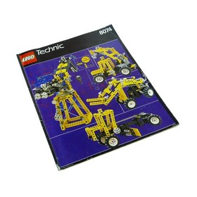 1x Lego Technic Building Instructions Book Building Universal with Flex System 8074