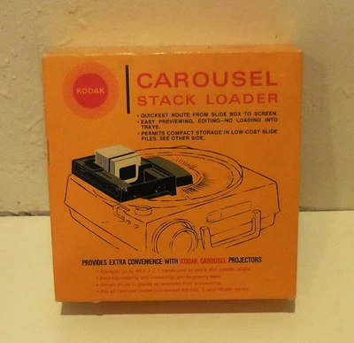 Vintage KODAK CAROUSEL STACK LOADER No. B40  Original Box, Sleeve & Instructions - Image 1 of 4