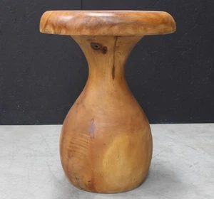 teak mushroom stool - Picture 1 of 2