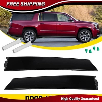 Par de apliques de puerta trasera izquierda y derecha trasera para Chevrolet Tahoe 2015-2018 Foto 1 de 4