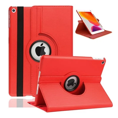 Funda giratoria 360 grados de cuero PU para Apple iPad 7º 8º 9º 10,2 pulgadas Foto 1 de 4