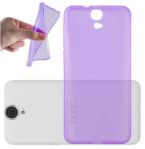 Case for HTC ONE E9 Protection Phone Cover Flexible TPU Silicone - Picture 1 of 22