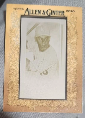 2020 Allen & Ginter Mini Will Smith Actual Yellow Printing Plate 1 of 1 - Image 1 of 2
