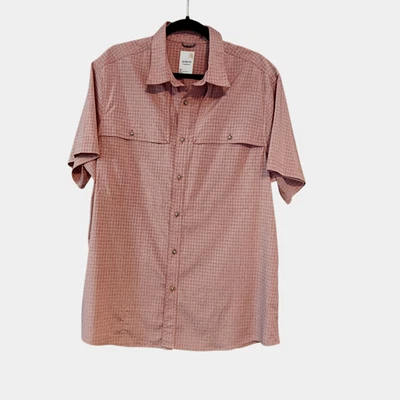 Solaris Vented Outdoor Shirt sz XL, Dusty rose & white, Polyester & Spandex - Image 1 of 4