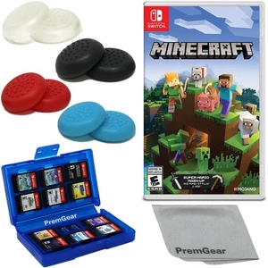 Minecraft - Nintendo Switch (VERSIÓN EE. UU.) + Empuñaduras para Pulgar, Soporte para Juego y Paño - Imagen 1 de 8