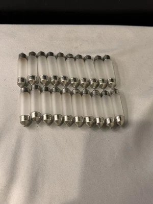 Lot Of (20) T-3 1/4 24V/5W Xelogen Festoon Lamp Car Dome Auto Interior Cabinet - Image 1 of 4