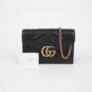 Gucci GG Marmont Mini Chain Shoulder Crossbody Bag 474575 140306551 - Picture 1 of 13