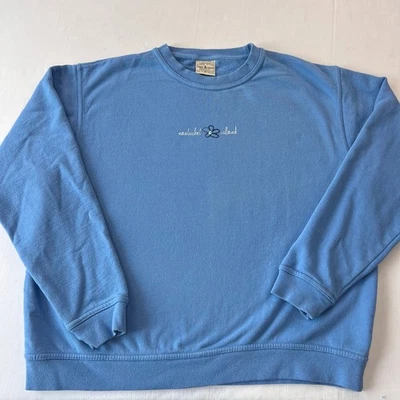 Sudadera Camp David Vintage Nantucket Island Azul Cuello Redondo Talla Mediana Foto 1 de 4