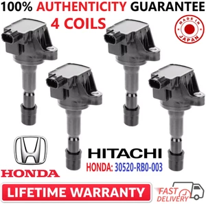 x4 OEM HITACHI Ignition Coils For 2009-2016 Honda Fit CR-Z City 1.5L, CM11-116 - Picture 1 of 4