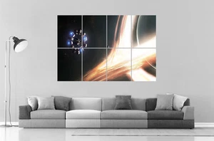INTERSTELLAR STATION ESPACE GALAXIE Wall Art Poster Grand format A0 Large Print - Imagen 1 de 1