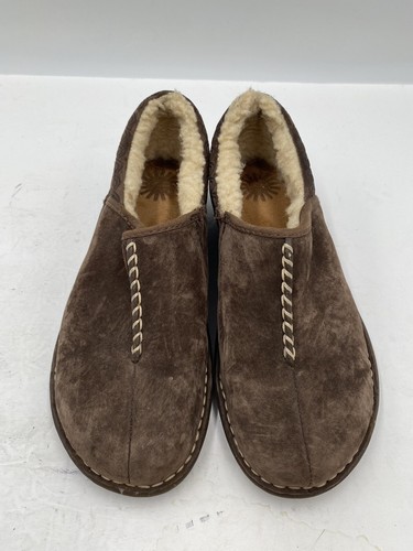 Zoccolo comodo UGG Bettey taglia 6 marrone pelle scamosciata pelle di pecora 1857