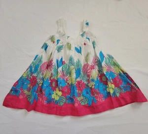 Pumpkin Patch Girls Dress Size 12-18 Months Pink Blue Yellow Floral NEW - Picture 1 of 7