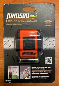 JOHNSON Self Leveling Cross Line Laser 40-6603 - Picture 1 of 1