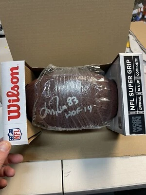 Buffalo Bills Andre Reed #83 Signed Autographed WILSON REPLICA FOOTBALL Jsa - Image 1 of 2