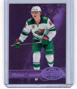 2021-22 SkyBox Metal Universe Calen Addison Purple Spectrum RC #'ed 024/199 - Picture 1 of 2