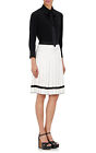 New Marc Jacobs Womens Silk Tieneck Blouse Black Size 2 395 T185