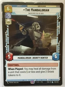 Star Wars Unlimited The Mandalorian LEGENDARY Wherever I Go, He Goes 049/262 - Picture 1 of 1