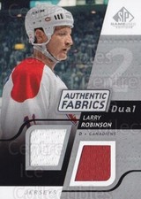 2008-09 Sp Game Used Dual Authentic Fabrics #AFLR Larry Robinson