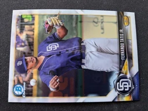2018 Bowman Chrome Prospect BB Card # BCP114 Fernando Tatis Jr. - San Diego (NM) - Picture 1 of 3
