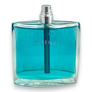 Chrome Intense by Azzaro Eau De Toilette Spray Men 100ml/3.4fl.oz. New - Picture 1 of 2