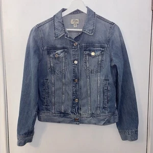 J. Crew Denim Jean Jacket Women’s Size Medium - Picture 1 of 11