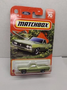 Matchbox 1970 Ford Ranchero Green Knockoff Wheels detailliert - Bild 1 von 7